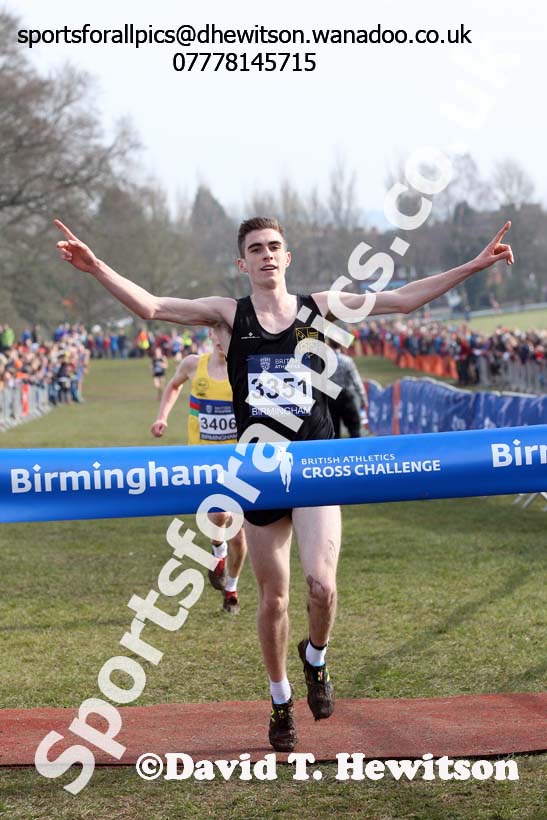 Mens under-17s 2016 Inter Counties Cross Country Champs. and Cross Challenge Final, Cofton Park, Birmingham. Photo: David T. Hewitson/Sports for All Pics